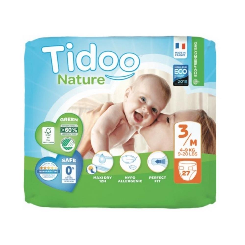 Tidoo Eco Fralda 4-9Kg 3M 27Un