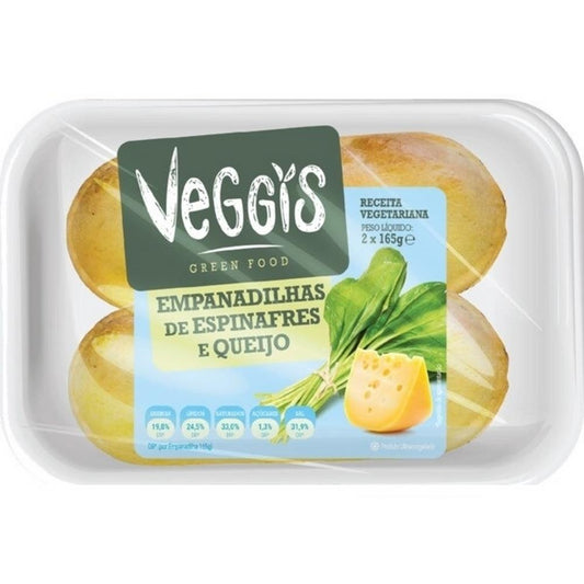 Empanadilhas de Espinafres 2x165g Veggis 330g