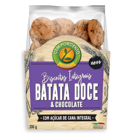 One Hundred Percent Sweet Potato And Chocolate Biscuits 200g