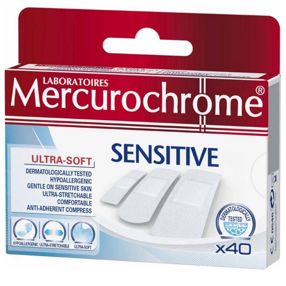 Sensitive Mercurochrome dressings 40 units