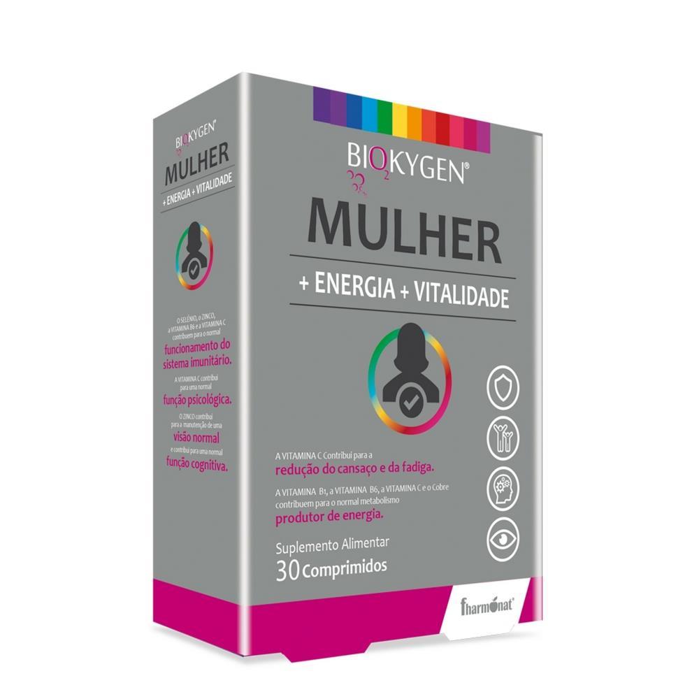 Mulher + Energia + Vitalidade Biokygen 30 Comprimidos