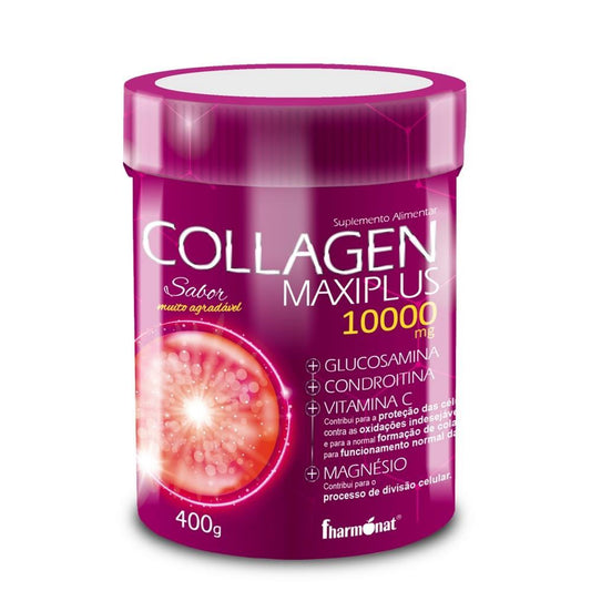 Collagen Maxiplus Em Pó 10000mg Fharmonat 400g