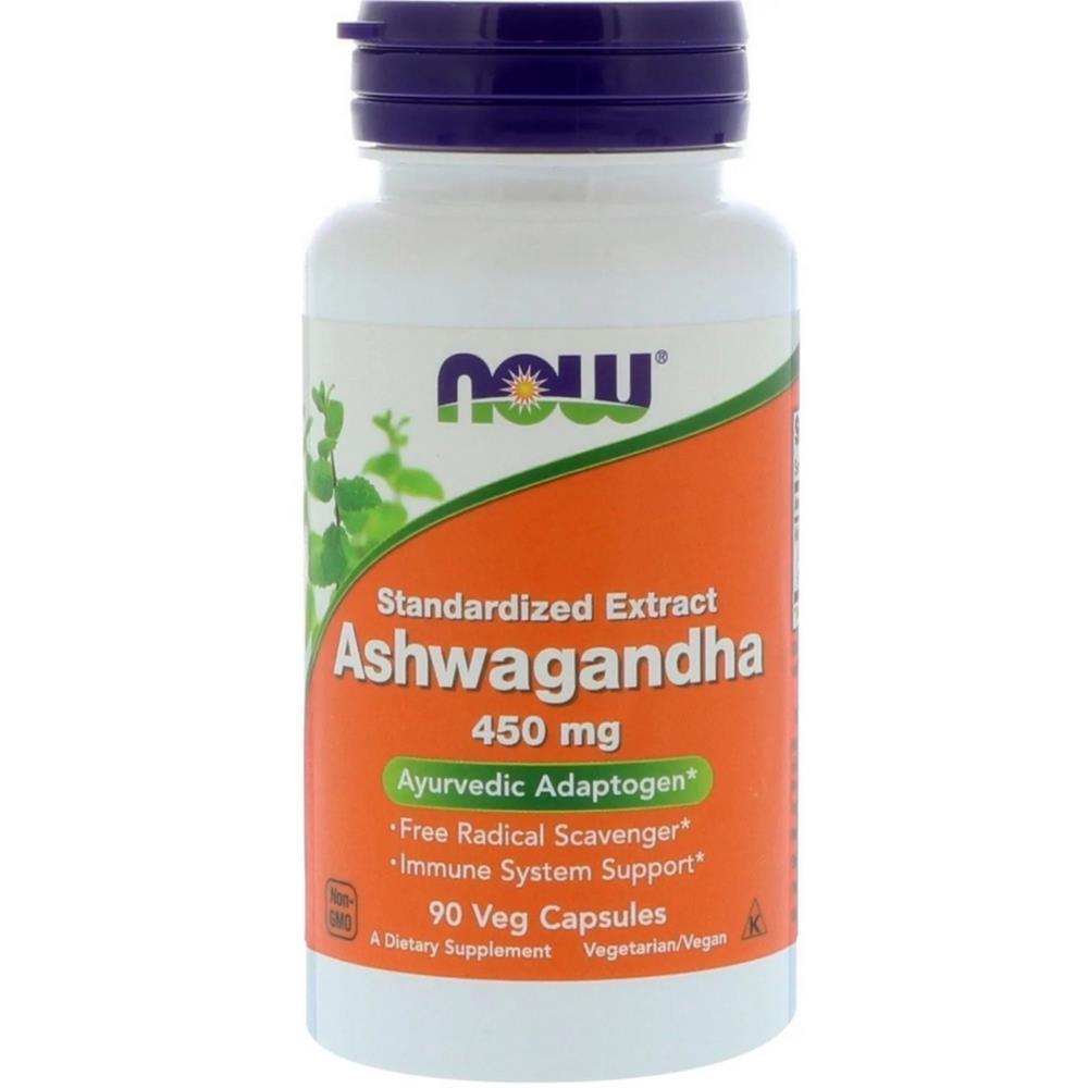 Ashwagandha 450mg Now Foods 90 Cápsulas