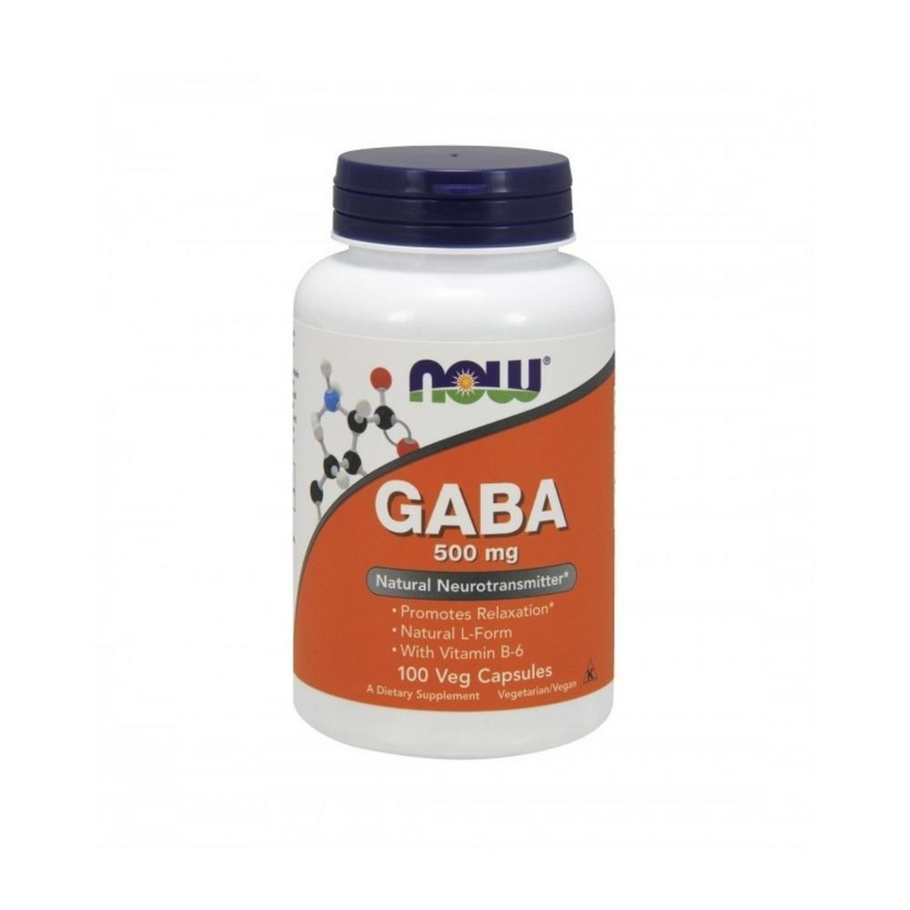 Now Gaba 500Mg + Vitaminaa B 100caps