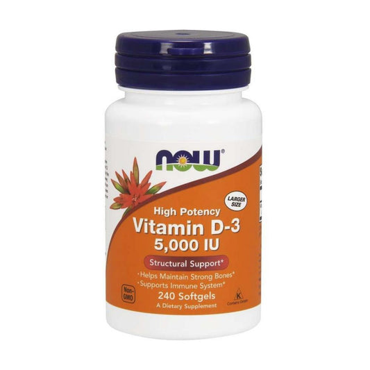 Now Vitaminaa D3 5000 UI 120 Caps