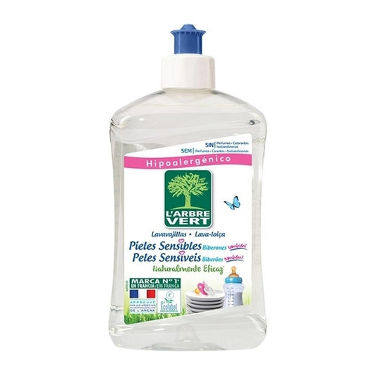 Dishwashing Detergent for Sensitive Skin L Arbre Vert 500ML