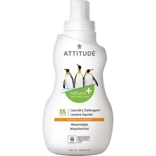 Attitude Clothes Liquid Detergent Eco Citrus 35 Doses