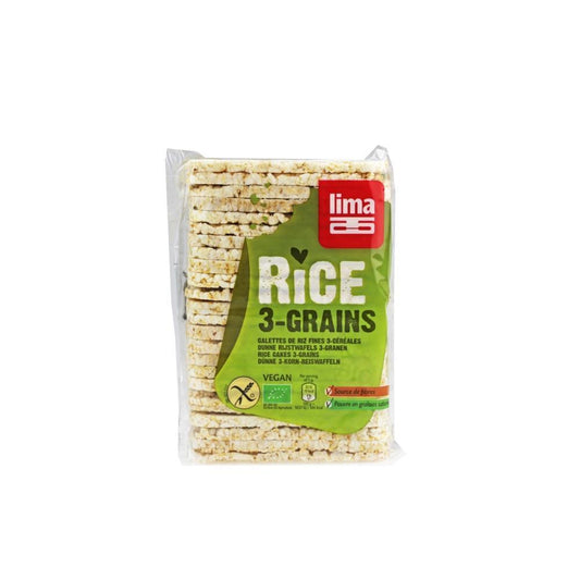 Lima Galetes 3 Organic Rice Cereals 130g