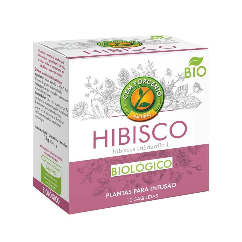 Cha Hibisco Infusão Cem Porcento Bio 10 Saquetas